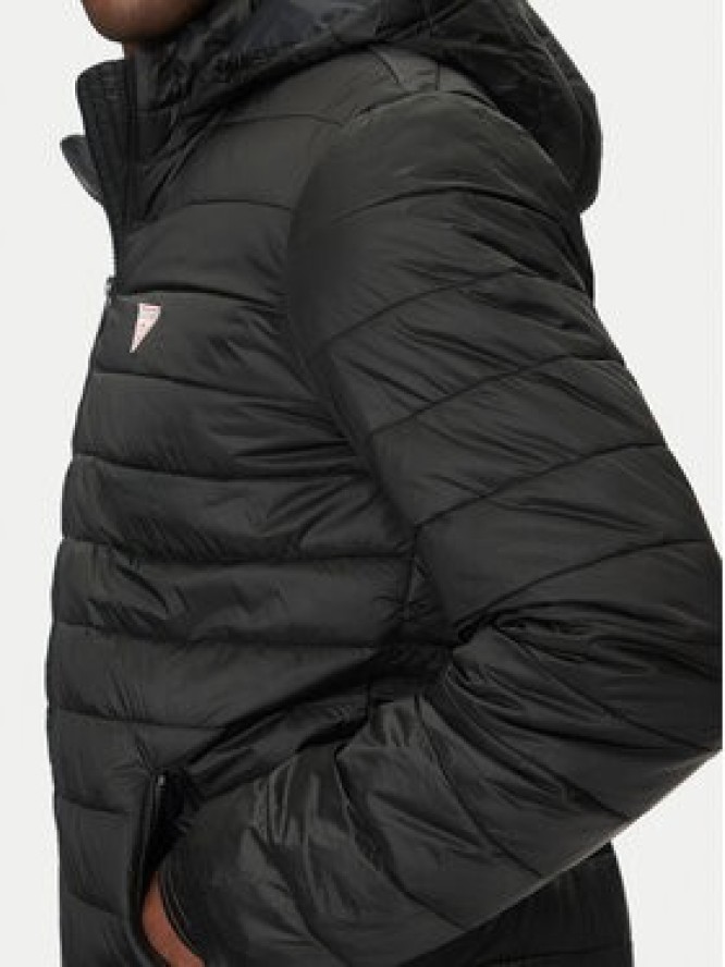 Guess Jeans Kurtka puchowa M5RL99 WHAB2 Czarny Regular Fit