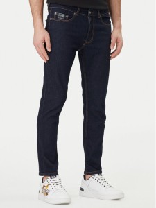 Versace Jeans Couture Jeansy 80GAB5K0 DW042 Granatowy Skinny Fit