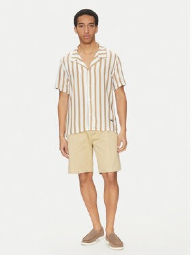 BOSS Koszula Beach 50535793 Beżowy Regular Fit