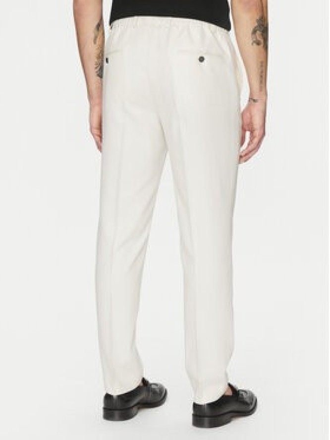 Michael Kors Spodnie garniturowe MK0SP01067 Écru Regular Fit