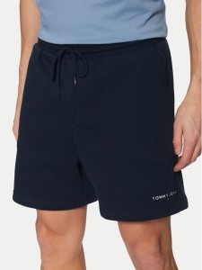 Tommy Jeans Szorty sportowe Flag Beach DM0DM20637 Granatowy Regular Fit