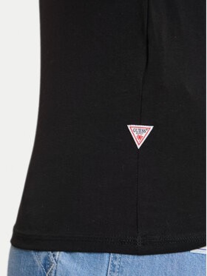 Guess T-Shirt F6GI09 J1314 Czarny Slim Fit