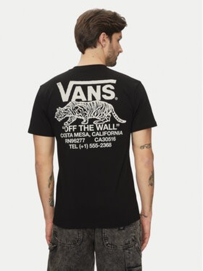 Vans T-Shirt Sneaky VN000M3Y Czarny Regular Fit