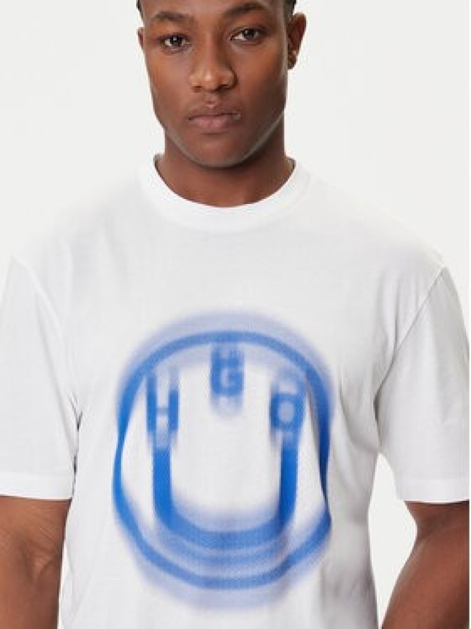 HUGO T-Shirt Nalax 50543493 Biały Regular Fit
