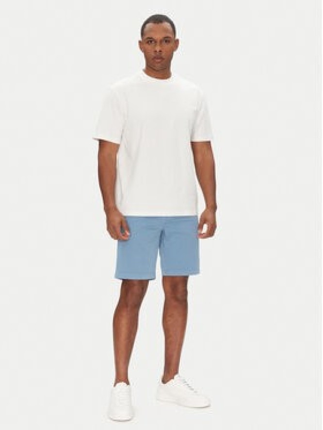 BOSS Szorty materiałowe Chino-Slim-Shorts 50536723 Niebieski Regular Fit