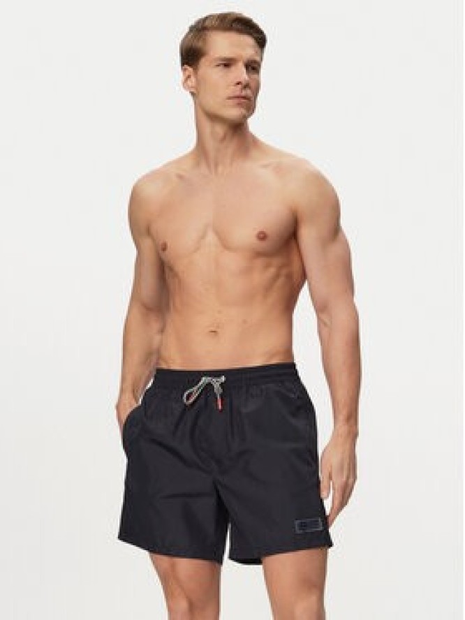 Guess Szorty kąpielowe M6GZ20 W2170 Granatowy Regular Fit