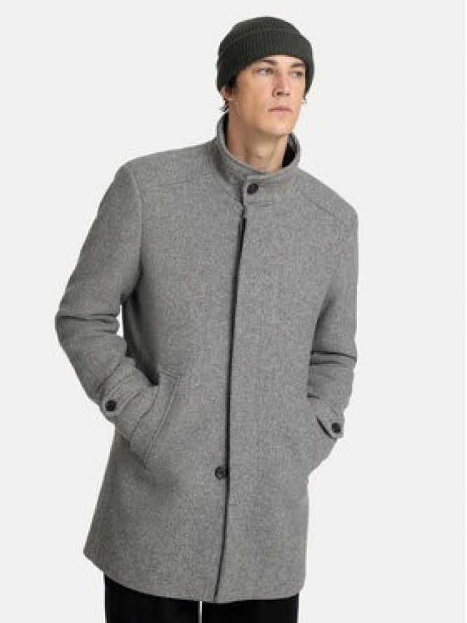 Selected Homme Płaszcz wełniany 16094322 Szary Regular Fit