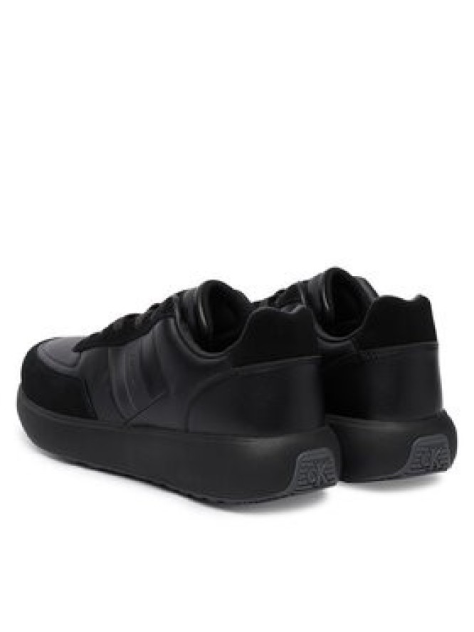 Calvin Klein Sneakersy City Runner Laceup Tape Lth HM0HM02033 Czarny