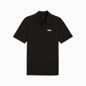 Koszulka polo męska Puma ESS SMALL LOGO PIQUE czarna 68676201 r M (48)
