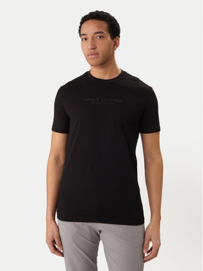 Armani Exchange T-Shirt XM001280 AF10361 MC09E Czarny Regular Fit