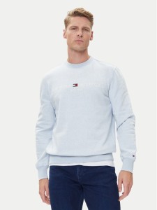 Tommy Hilfiger Bluza Logo MW0MW11596 Niebieski Regular Fit