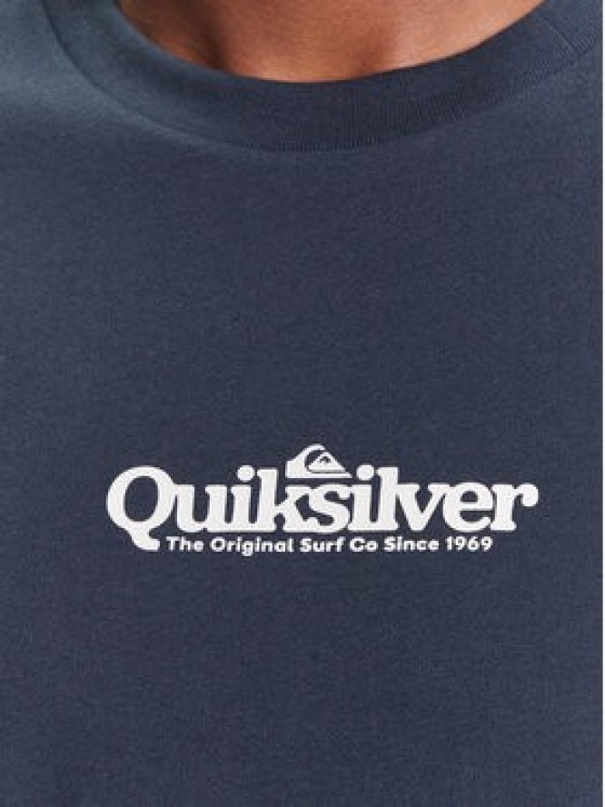 Quiksilver T-Shirt EQYZT08174 Granatowy Regular Fit