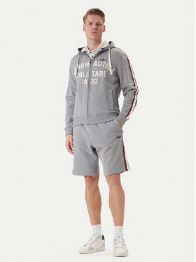 Aeronautica Militare Bluza 261FE2070UF00677 Szary Comfort Fit