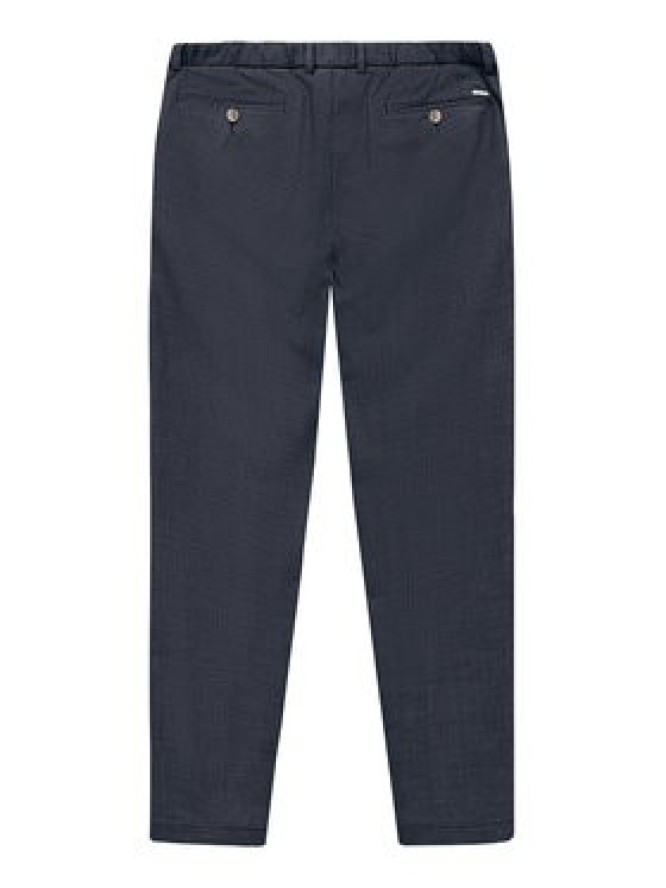 Bugatti Chinosy 1950-16210E Granatowy Slim Fit