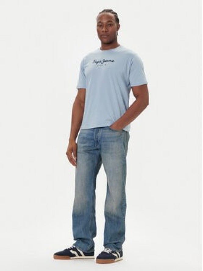 Pepe Jeans T-Shirt Eggo N PM509979 Niebieski Regular Fit
