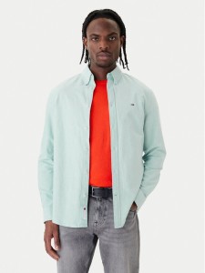 Tommy Jeans Koszula DM0DM21298 Zielony Regular Fit