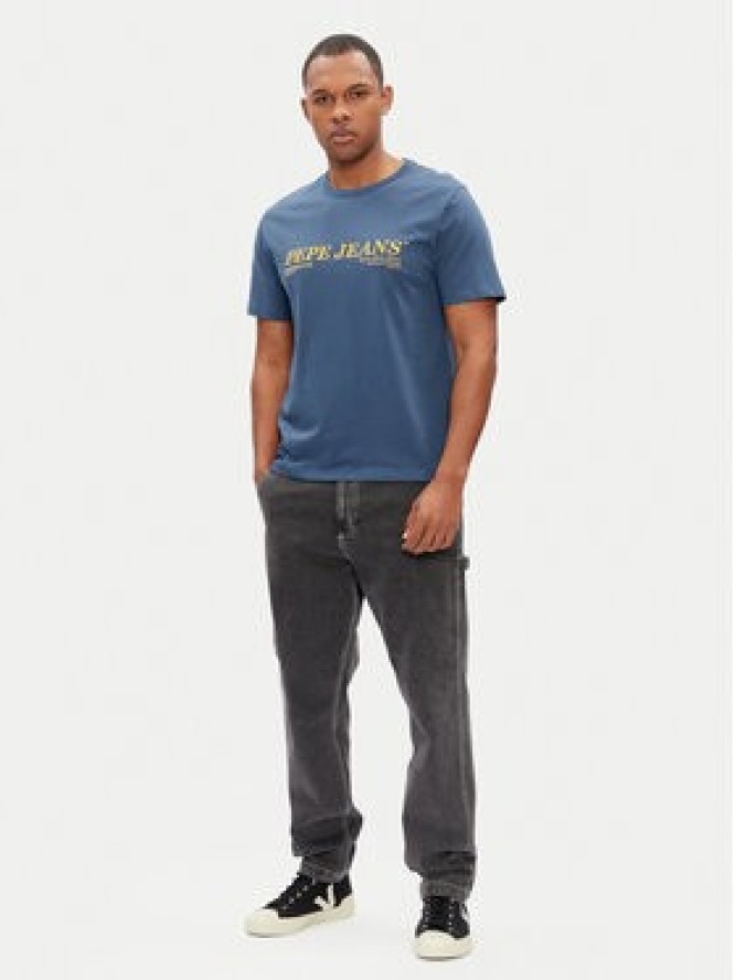 Pepe Jeans T-Shirt Dylan PM509728 Niebieski Regular Fit