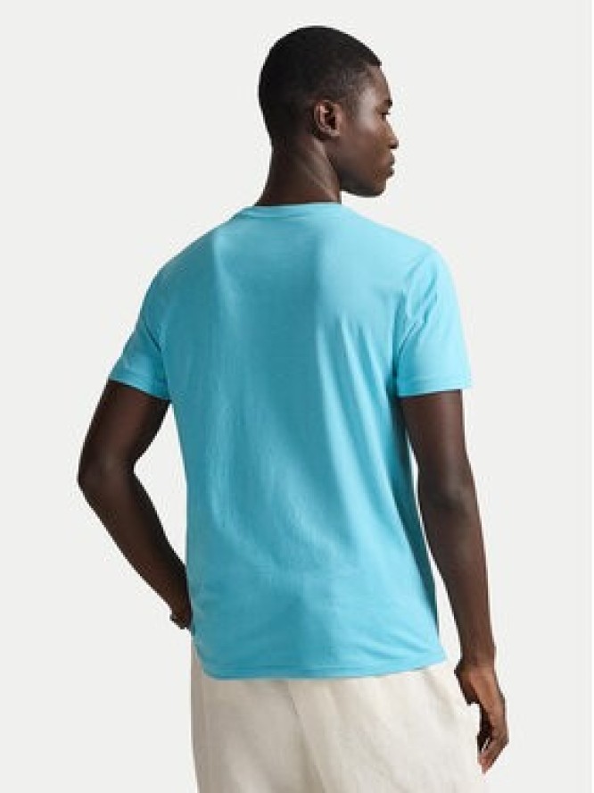 Polo Ralph Lauren T-Shirt 710671438510 Niebieski Custom Slim Fit