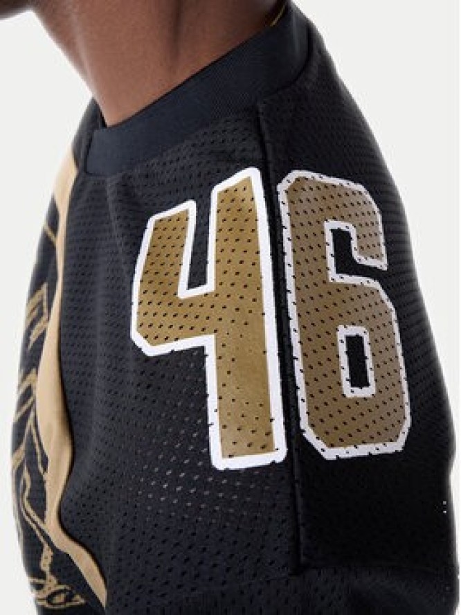 New Era T-Shirt Saf49E Mesh Graphic Jersey 60596390 Czarny Regular Fit