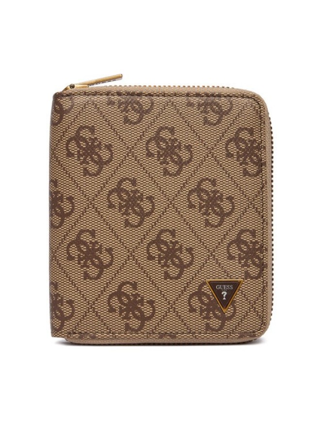 Guess Portfel SMMALO LEA02 Beżowy