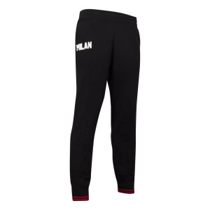 Spodnie Retro Piłkarskie - Dorosły - AC Milan 1960 - Czarny