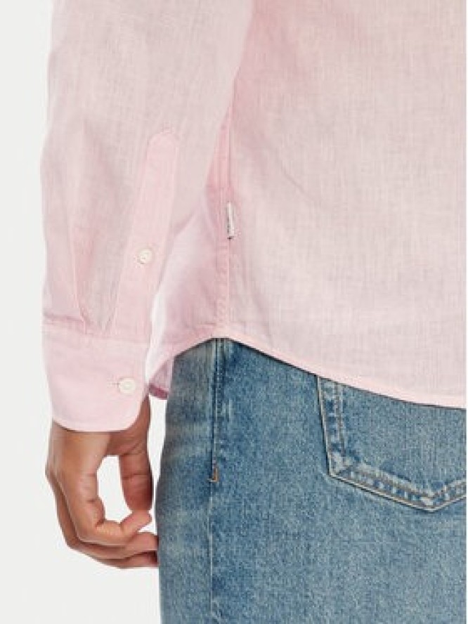 Pepe Jeans Koszula Arnau PM308844 Różowy Regular Fit
