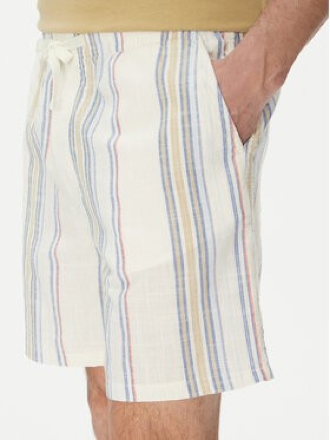 Tommy Jeans Szorty materiałowe DM0DM21948 Écru Regular Fit