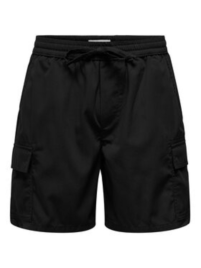Only & Sons Szorty sportowe Kal 22034462 Czarny Slim Fit