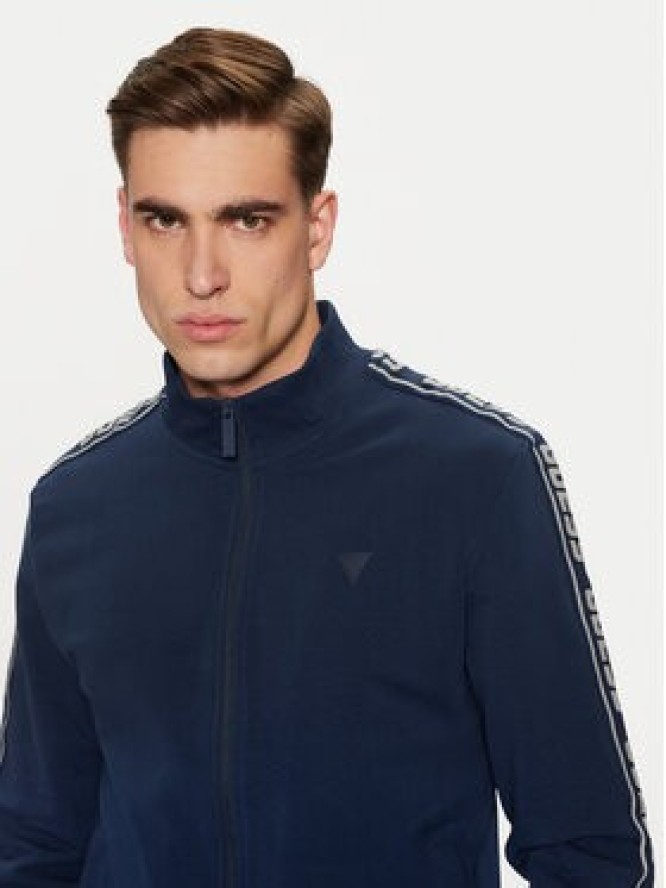 Guess Bluza Z2YQ12 K6ZS1 Granatowy Regular Fit