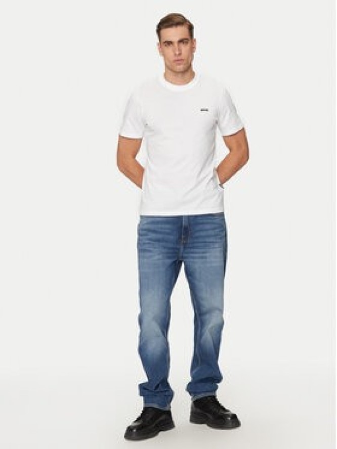 Schott NYC T-Shirt TSCLAWS1 Biały Regular Fit