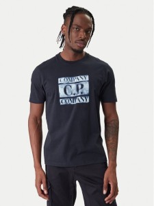 C.P. Company T-Shirt 20CMTS141A110579W Granatowy Regular Fit