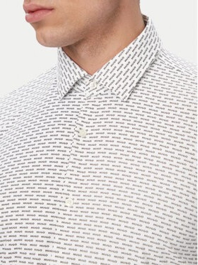 HUGO Koszula Kenno 50561158 Czarny Slim Fit