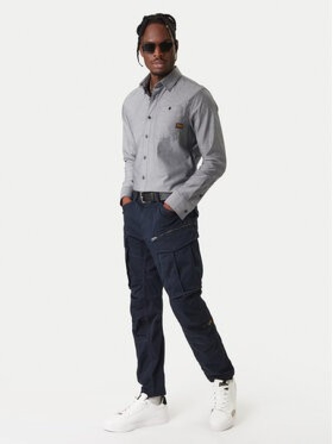 G-Star Raw Spodnie materiałowe Rovic D02190-5126 Granatowy Regular Fit