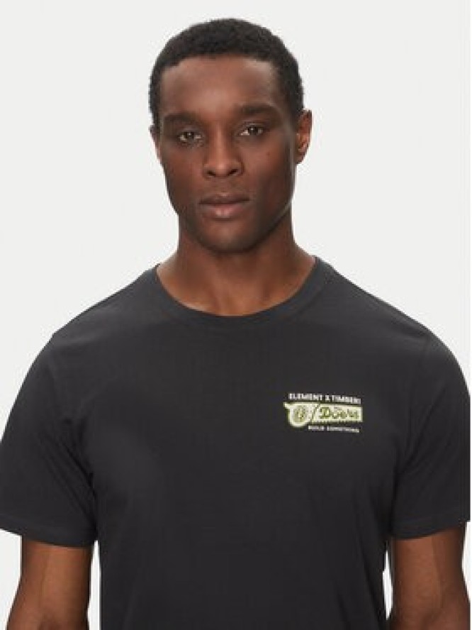Element T-Shirt ELYZT00519 Czarny Regular Fit