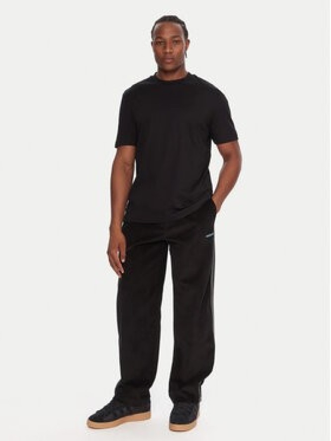 adidas Spodnie dresowe Corduroy JX3107 Czarny Regular Fit