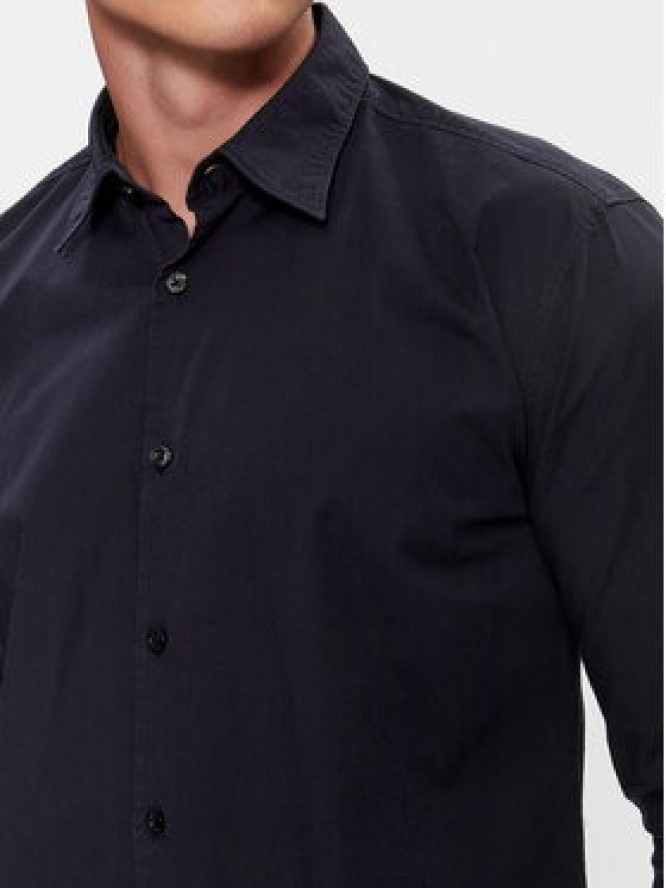 Hugo Koszula Ermo 50500216 Granatowy Slim Fit