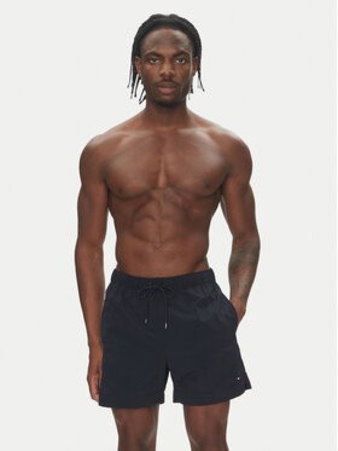 Tommy Hilfiger Szorty kąpielowe Essential UM0UM02793 Granatowy Regular Fit