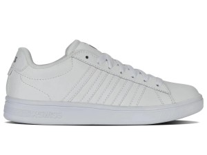 Buty - Sneakersy - męskie - K-Swiss - COURT TIEBREAK II - skóra - biały