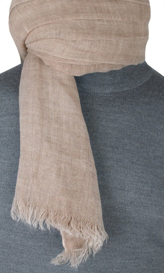 Lekki Wiosenno-Jesienny, Przejściowy Szalik - ALTIES - Beżowy