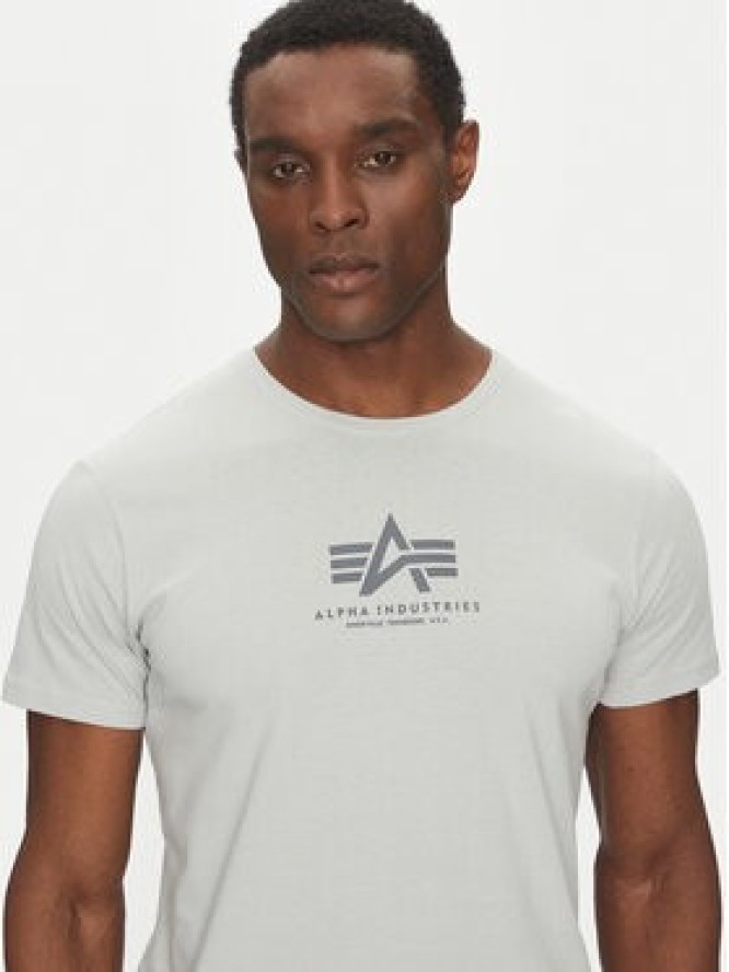 Alpha Industries T-Shirt Basic 118533 Szary Regular Fit