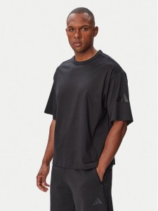 adidas T-Shirt Soft Lux KB8092 Czarny Regular Fit