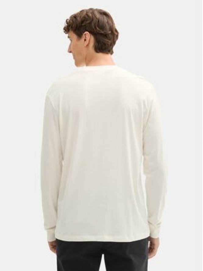Tom Tailor Denim Longsleeve 1043888 Biały Regular Fit