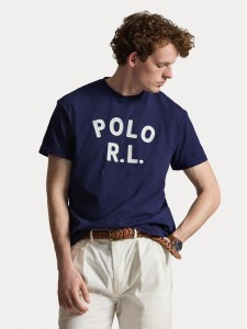 Polo Ralph Lauren T-Shirt 710B20222001 Granatowy Regular Fit