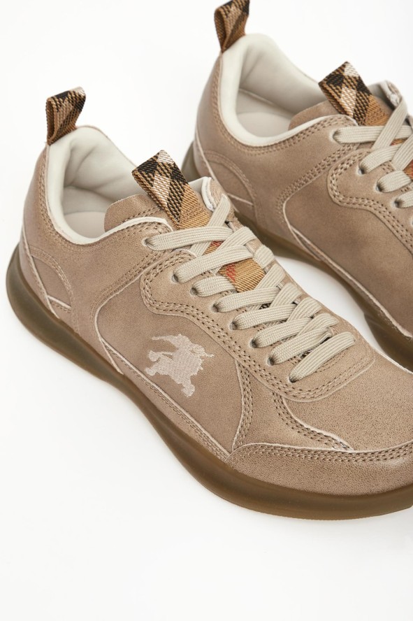 Sneakersy męskie skórzane BURBERRY