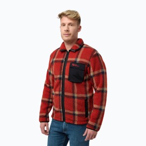 Bluza polarowa męska Jack Wolfskin Felslicht Check
