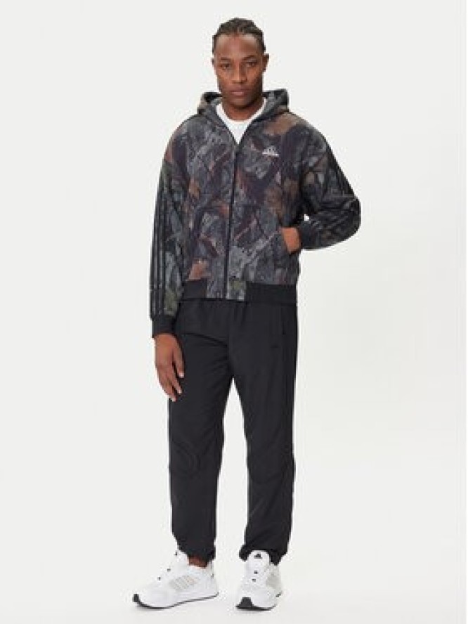 adidas Bluza Camo JY2775 Szary Loose Fit