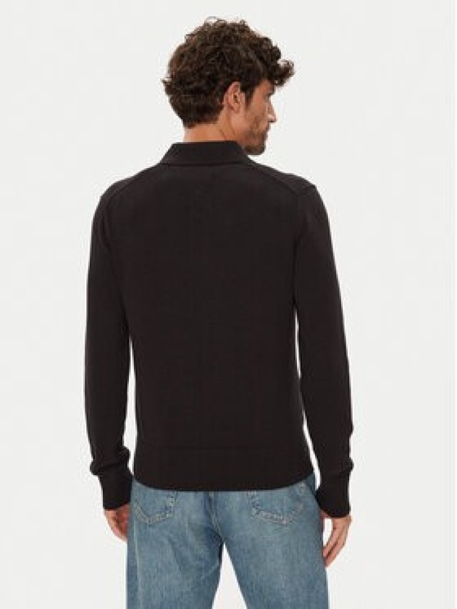 Tommy Jeans Sweter Essential DM0DM20304 Czarny Slim Fit