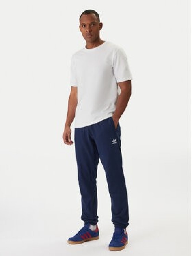 adidas Spodnie dresowe Trefoil Essentials JD2423 Granatowy Slim Fit
