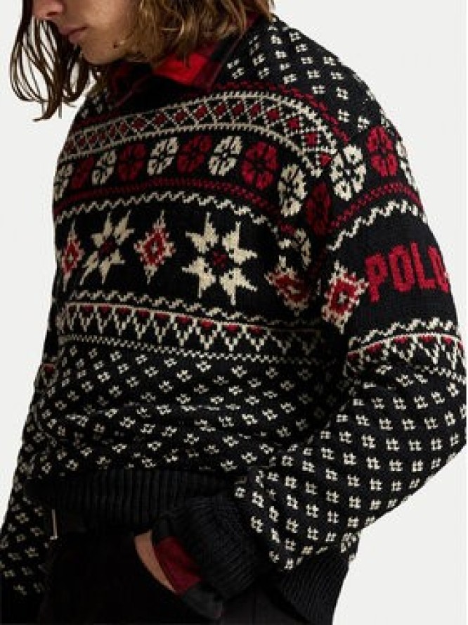 Polo Ralph Lauren Sweter 710982258001 Czarny Regular Fit