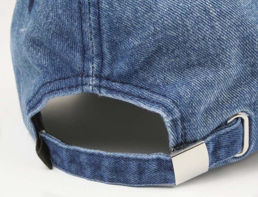 Klasyczna Męska Czapka z Daszkiem (Bejsbolówka) - Pako Jeans - Jeans